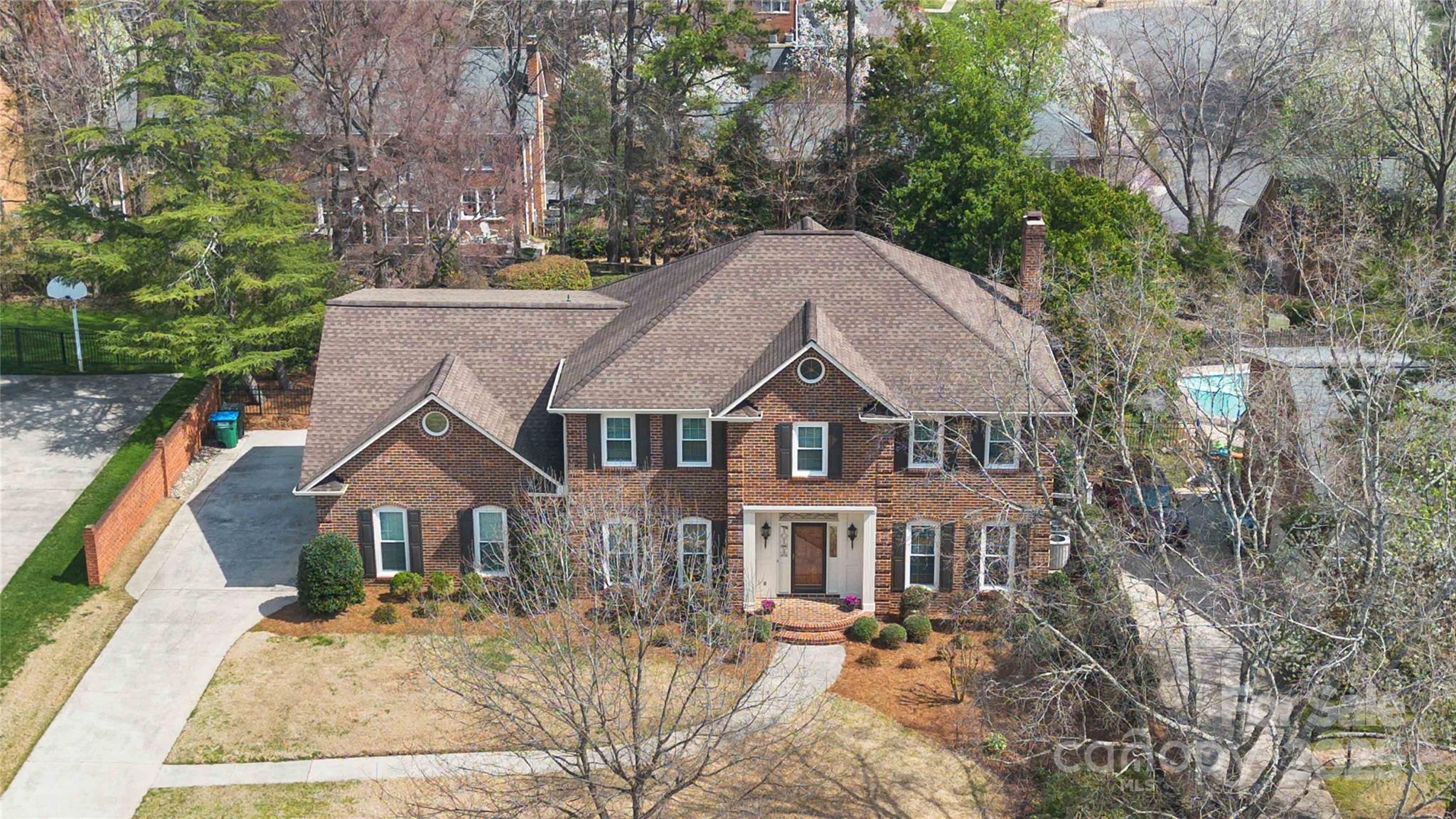 725 Stanhope Lane Matthews, NC 28105 - Photo 40 of 46 an aerial view of a house