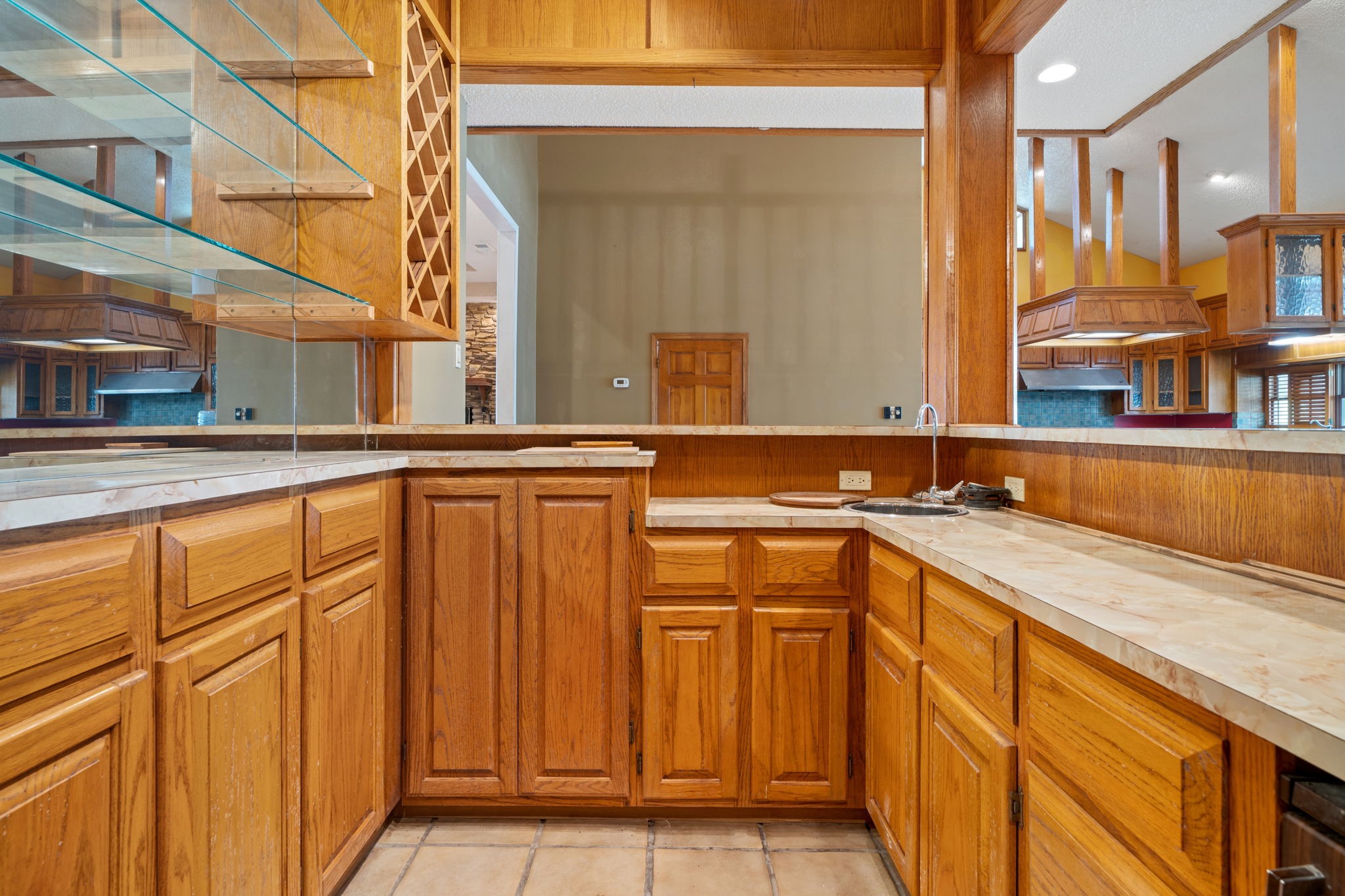 3541 Highway 159 La Grange, TX 78945 - Photo 11 of 45 a view of a kitchen with stainless steel appliances granite countertop a sink and cabinets