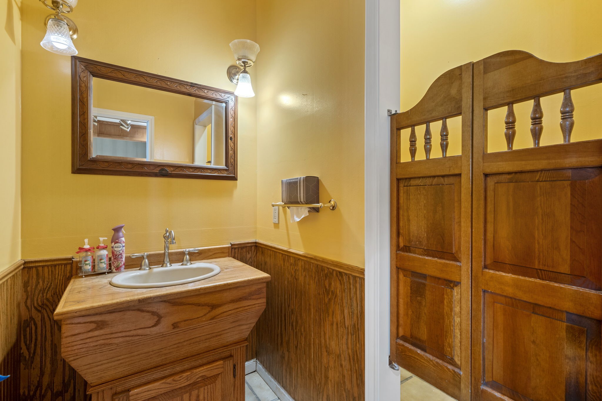 3541 Highway 159 La Grange, TX 78945 - Photo 14 of 45 a bathroom with a sink a mirror and a shower