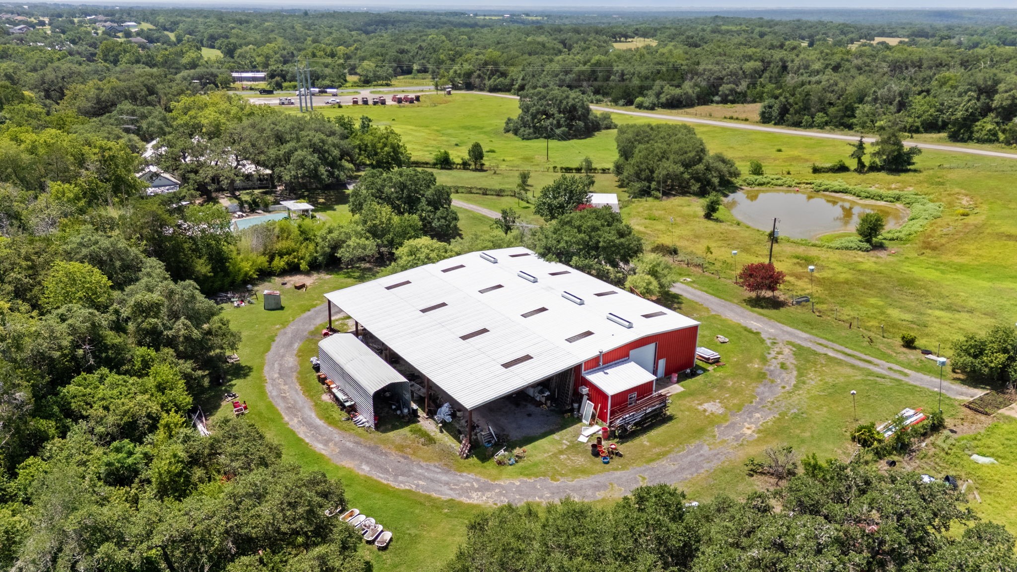 3541 Highway 159 La Grange, TX 78945 - Photo 39 of 45 an aerial view of a house with outdoor space