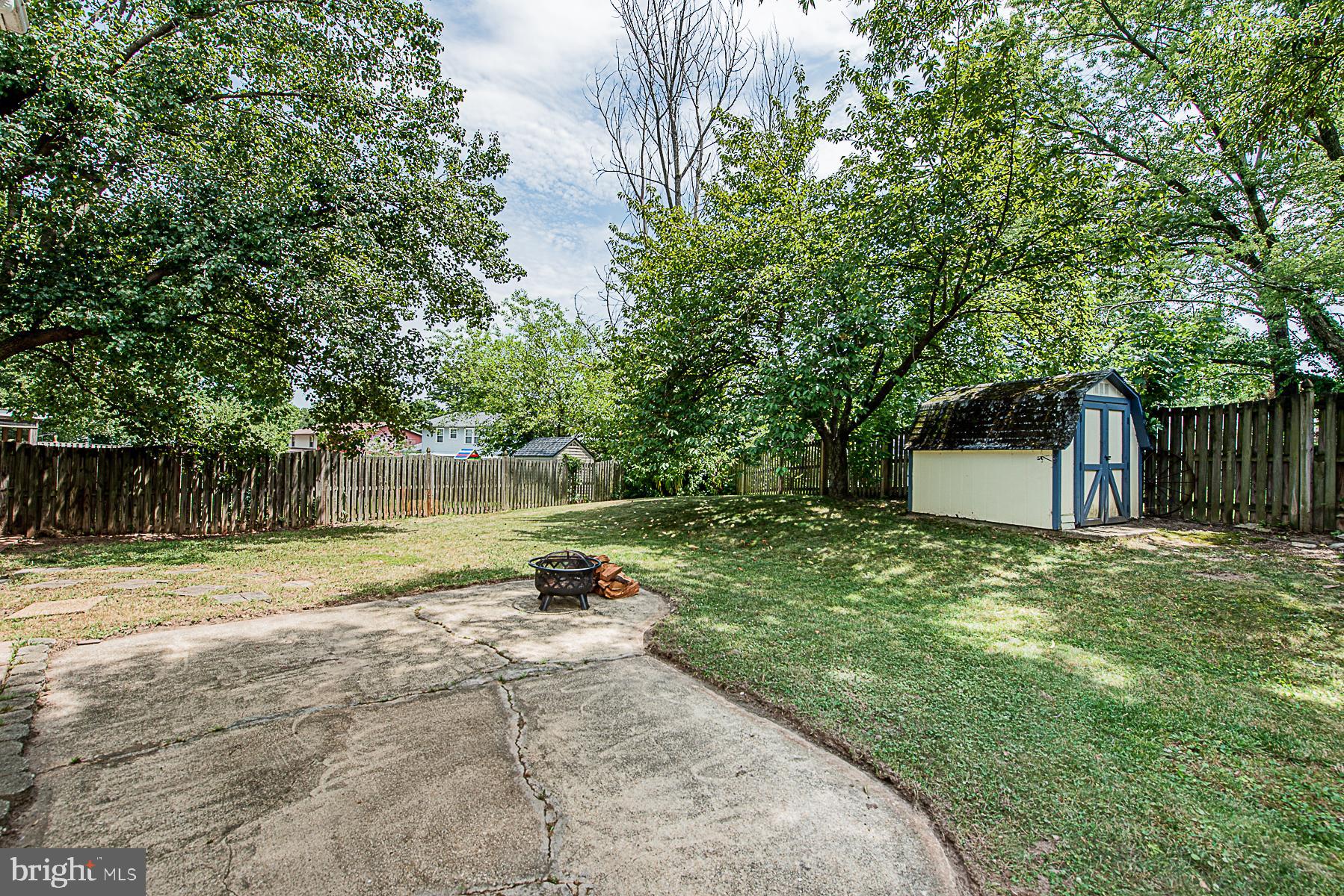 1308 Tenbrook Road Odenton, MD 21113 - Photo 31 of 32 FENCED BACKYARD WITH SHED AND PATIO