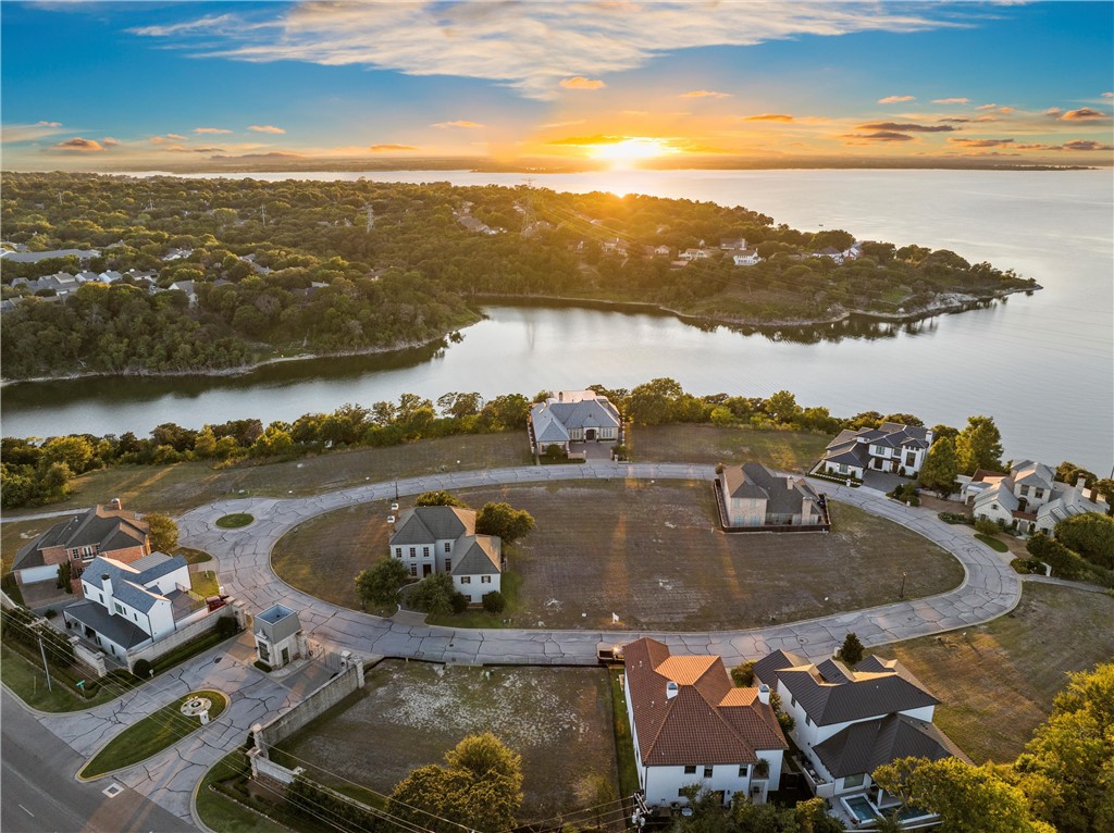 a view of a lake with a mountain