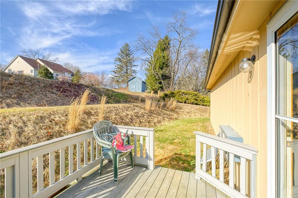 420 Three Degree Road Renfrew, PA 16053 - Photo 20 of 25 a view of balcony with wooden floor and seating space