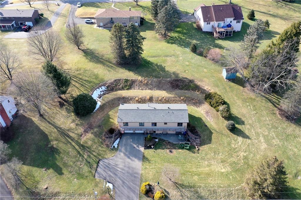 420 Three Degree Road Renfrew, PA 16053 - Photo 2 of 25 an aerial view of a house with a yard basket ball court