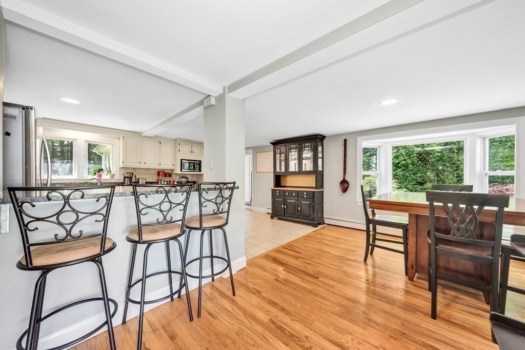 49 Woodland Road Ashland, MA 01721 - Photo 13 of 36 a dining room with furniture and wooden floor