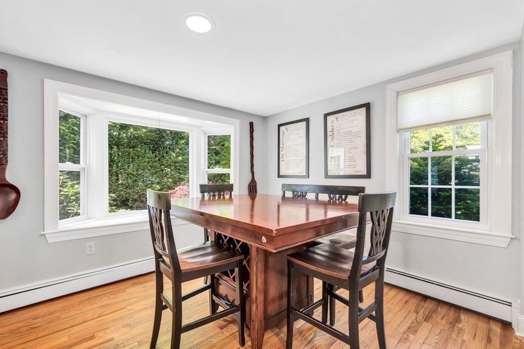 49 Woodland Road Ashland, MA 01721 - Photo 14 of 36 a view of a dining room with furniture window and outside view