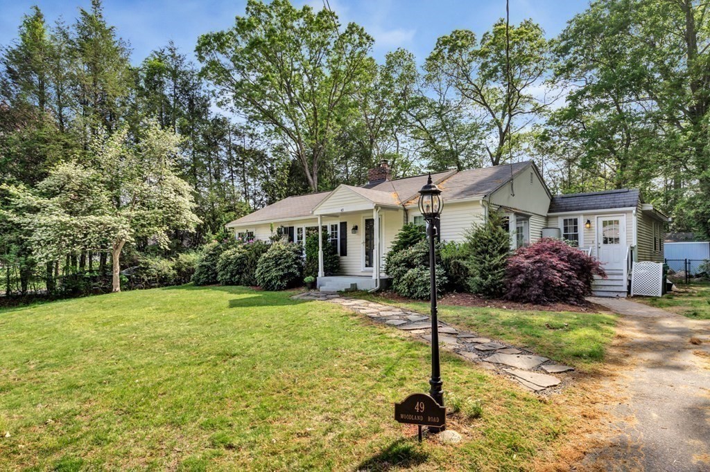 49 Woodland Road Ashland, MA 01721 - Photo 31 of 36 a house with swimming pool in front of it