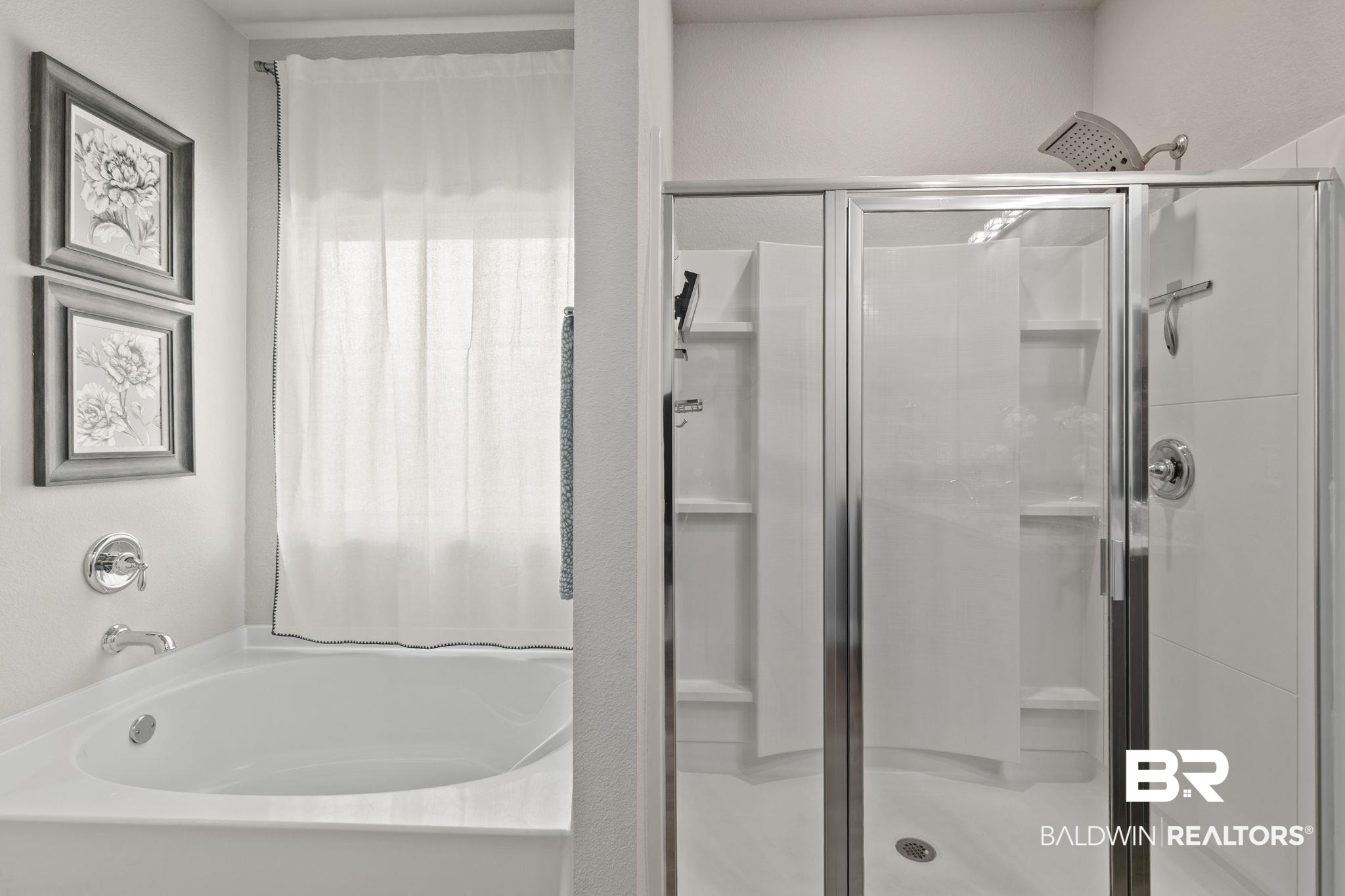 31650 Memphis Loop Daphne, AL 36527 - Photo 28 of 68 Bathroom featuring a stall shower and a garden tub