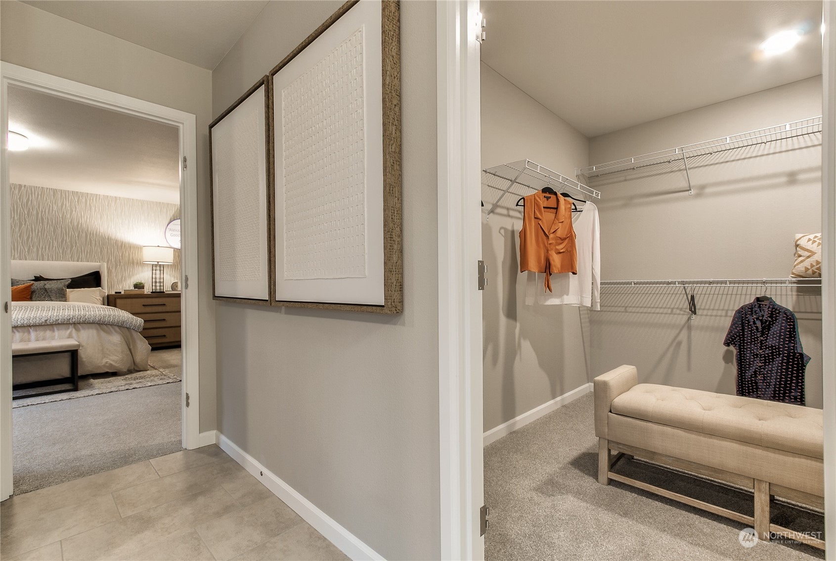 21116 42nd Drive Southeast, Unit 125 Bothell, WA 98021 - Photo 16 of 16 a bedroom with a bed and a couch