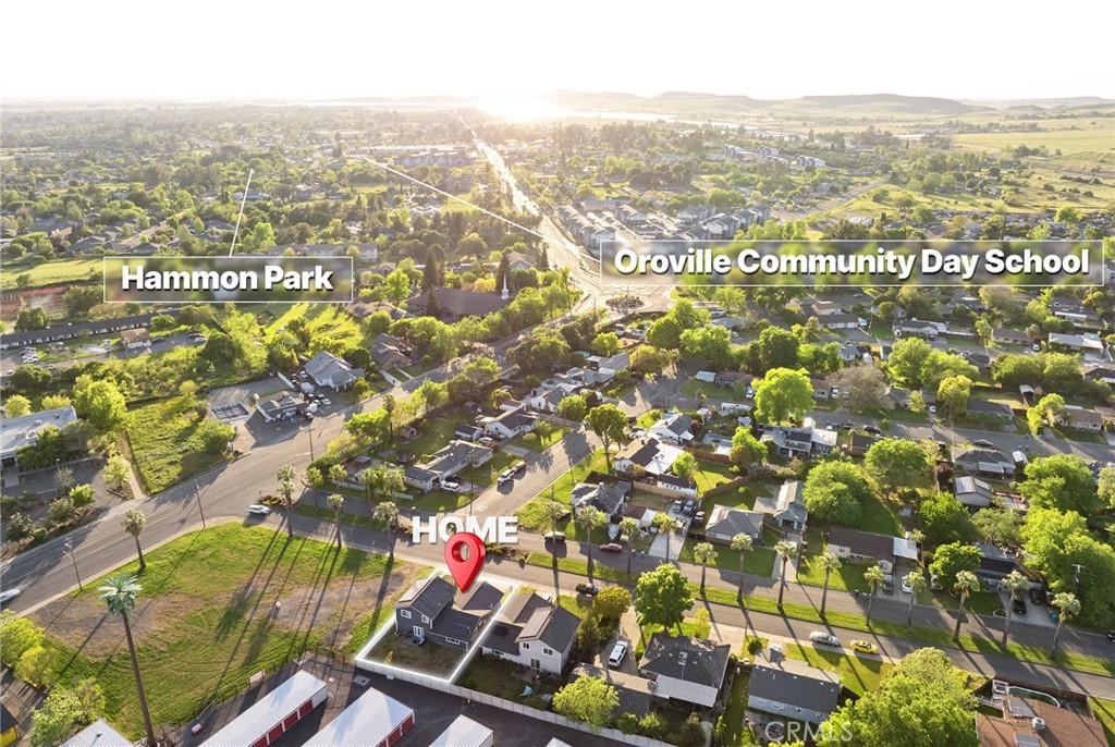 4 La Palma Drive Oroville, CA 95965 - Photo 29 of 39 an aerial view of residential houses with city view