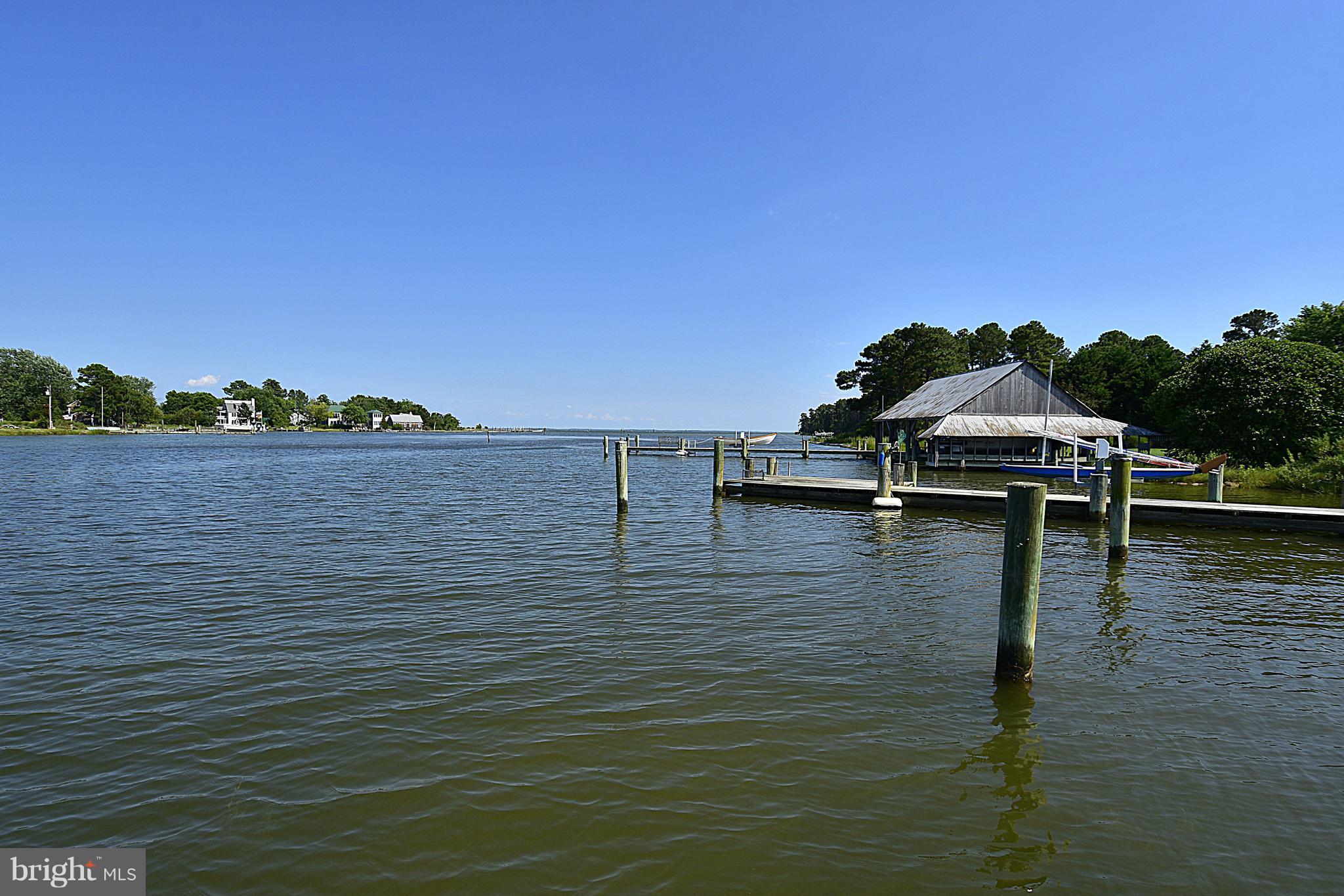 4889 Black Walnut Point Road Tilghman, MD 21671 - Photo 19 of 30 View of Black Walnut Cove from Pier