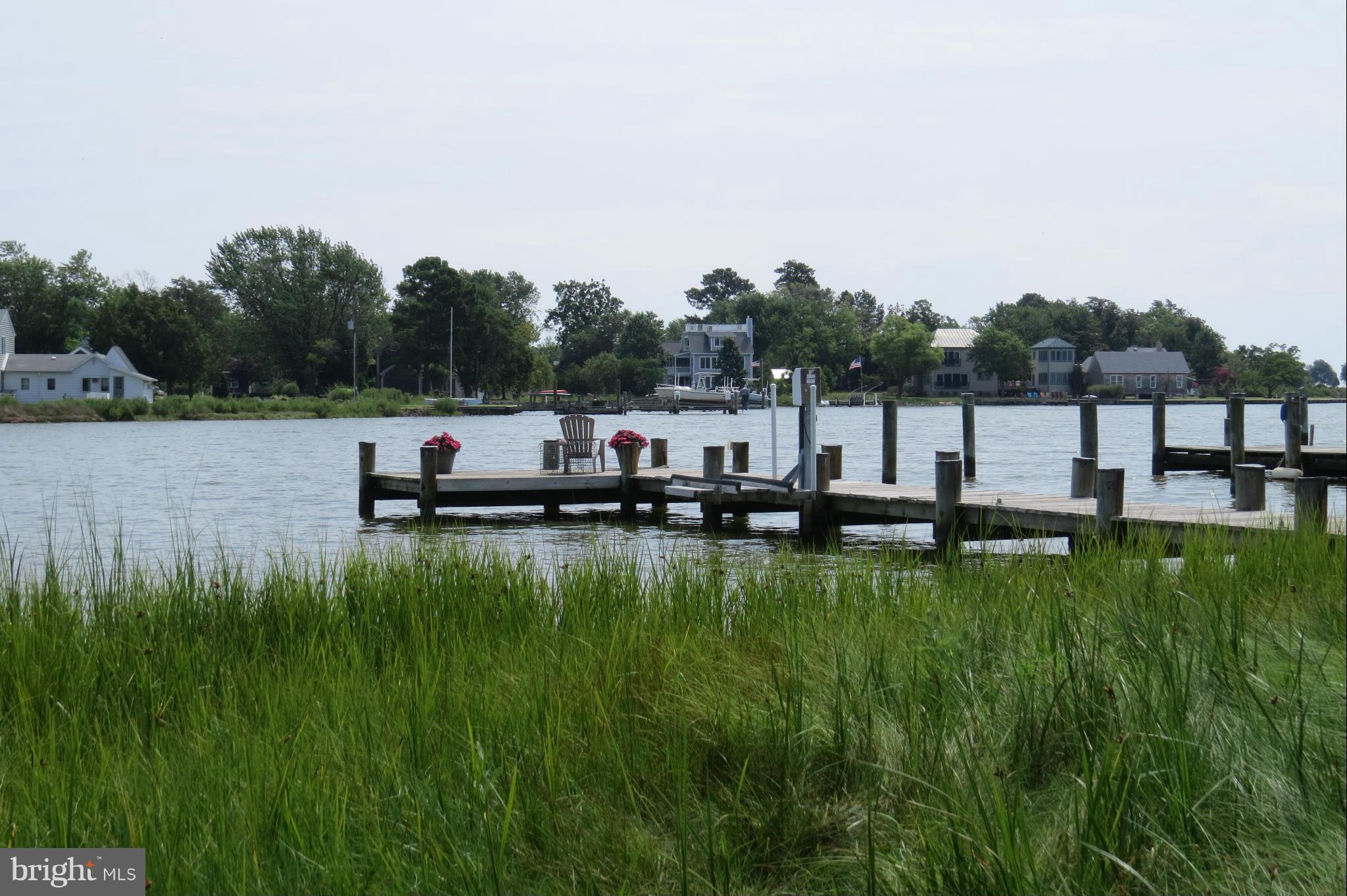 4889 Black Walnut Point Road Tilghman, MD 21671 - Photo 21 of 30 View of pier and Black Walnut Cove
