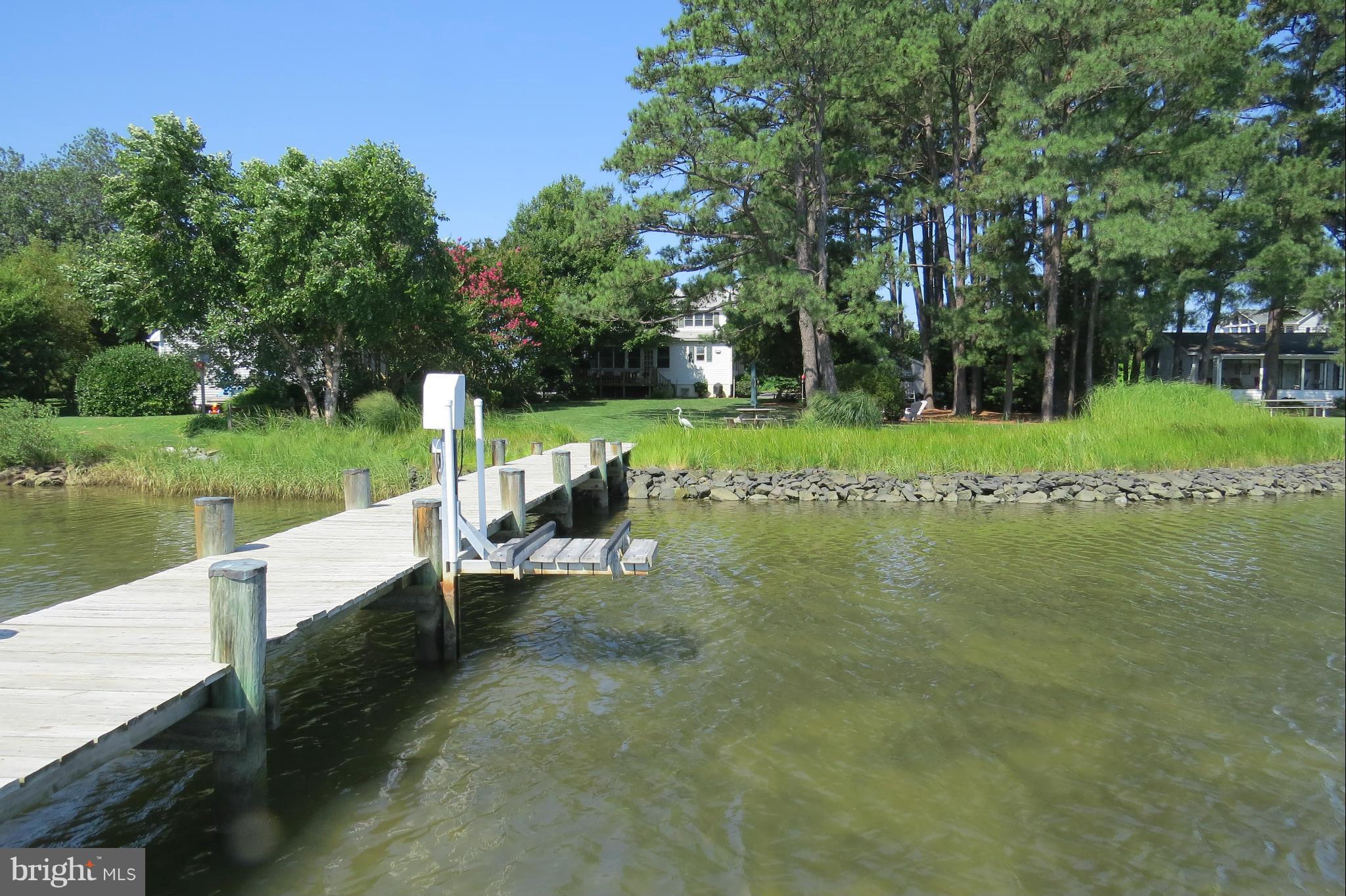 4889 Black Walnut Point Road Tilghman, MD 21671 - Photo 28 of 30 House and yard from Pier