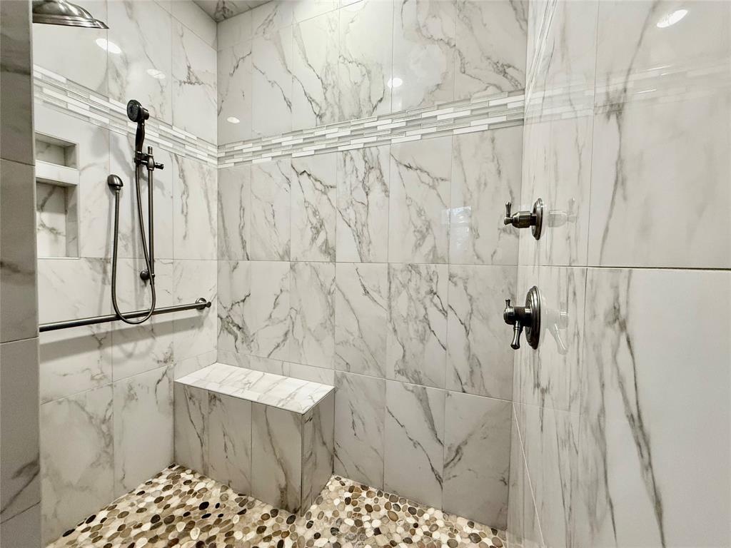 3815 Holly Ridge Drive, Unit GUEST Longview, TX 75605 - Photo 19 of 31 Full bathroom with a marble finish shower