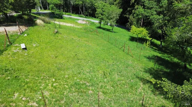 a view of a golf course with a park
