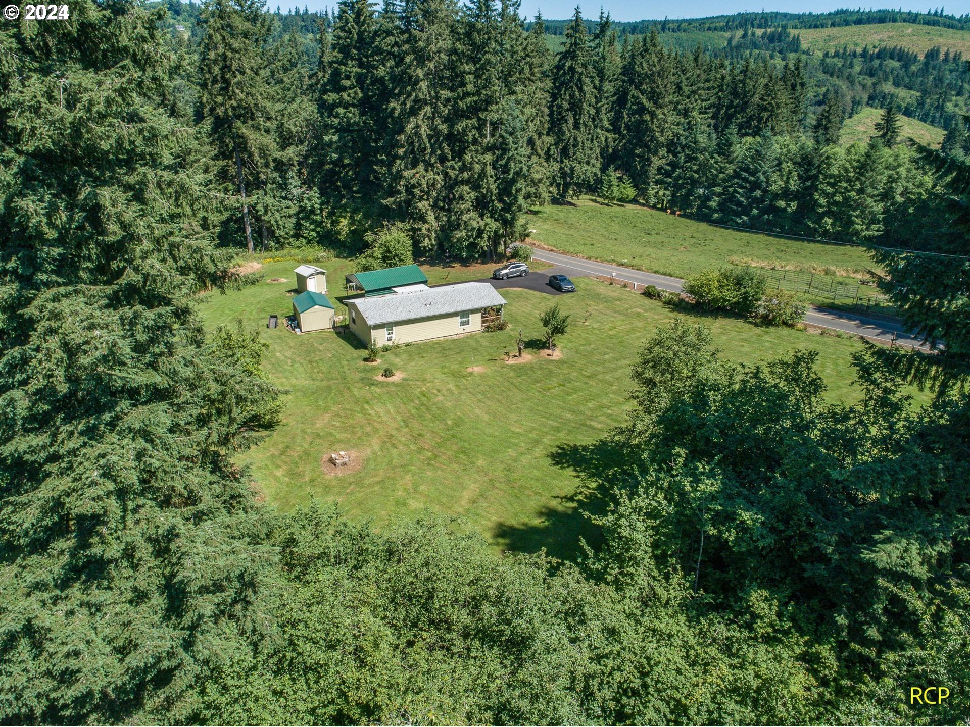 69911 Walker Road Rainier, OR 97048 - Photo 24 of 26 a view of a forest with a tree