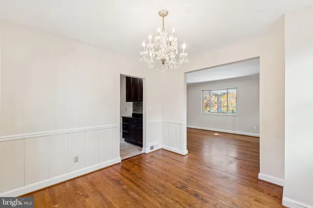 wooden floor in an empty room