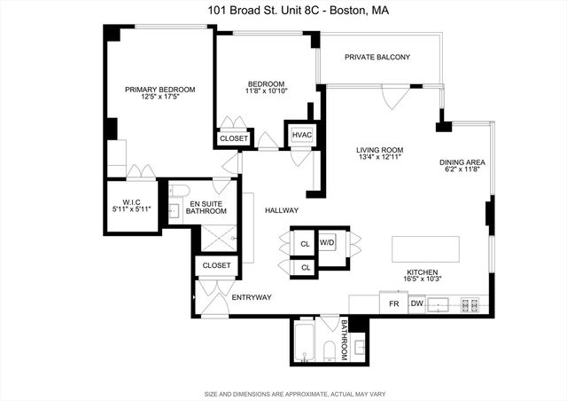 $1,650,000 | 101 Broad Street, Unit 8C, Boston, MA 02110