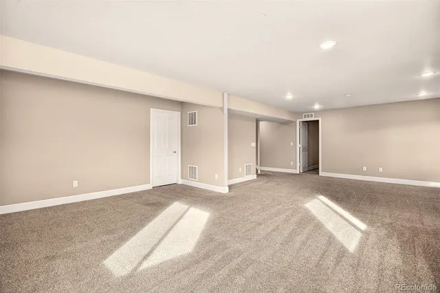 a view of an empty room