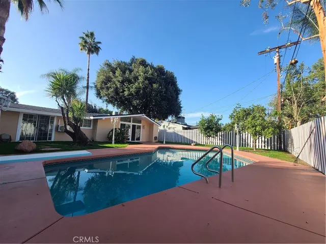 a backyard of a house