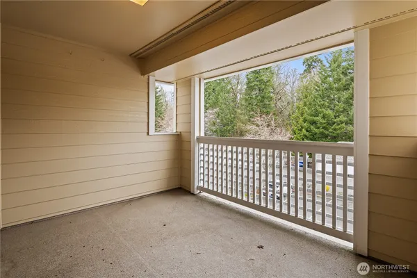 a view of a porch