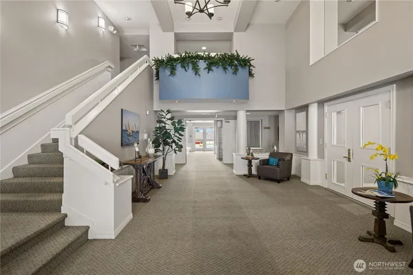 a view of entryway and hall