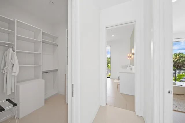 a view of swimming pool with seating space