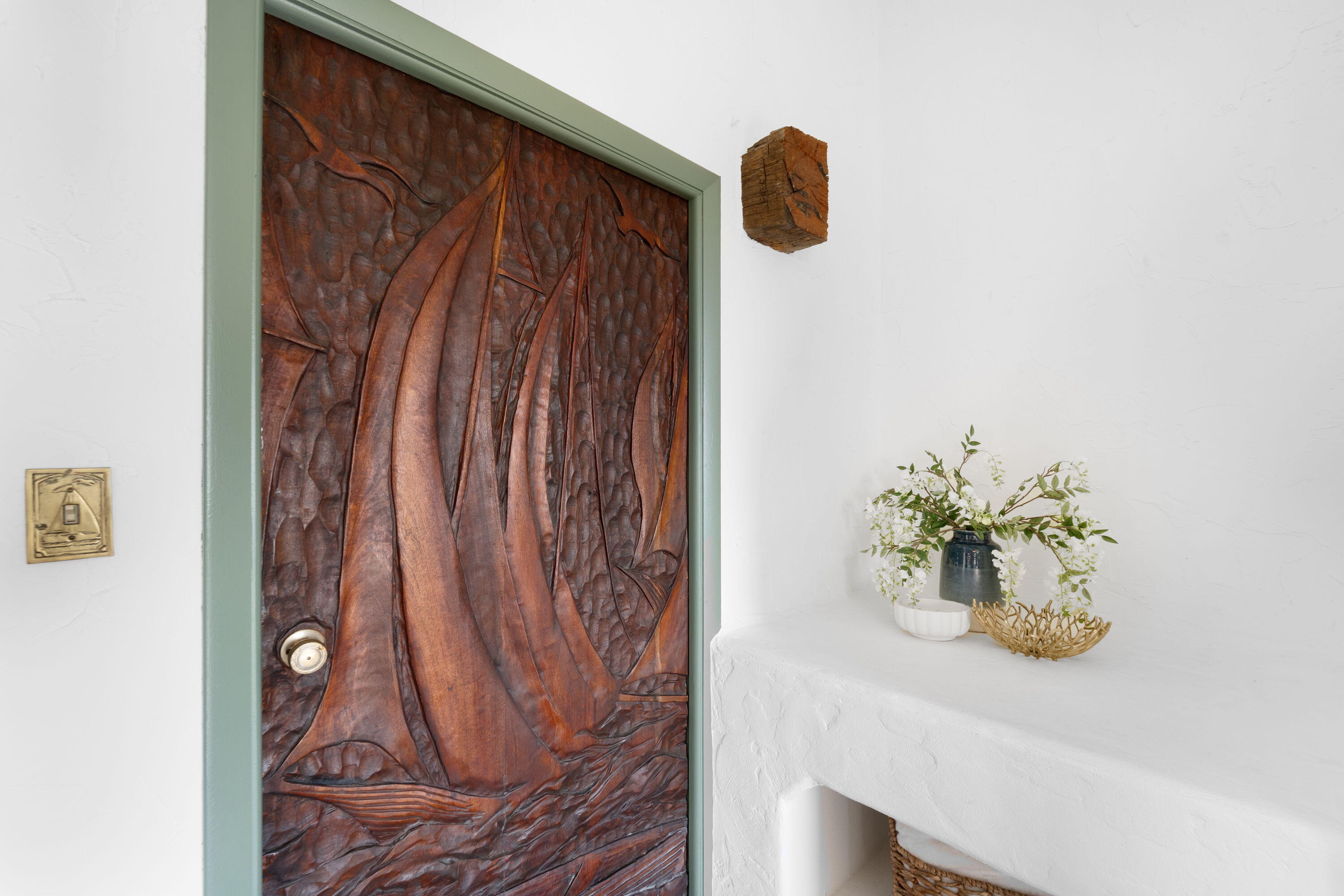 1270 Lake Shore Road Grafton, WI 53024 - Photo 17 of 99 Hand-Carved Doors Throughout!