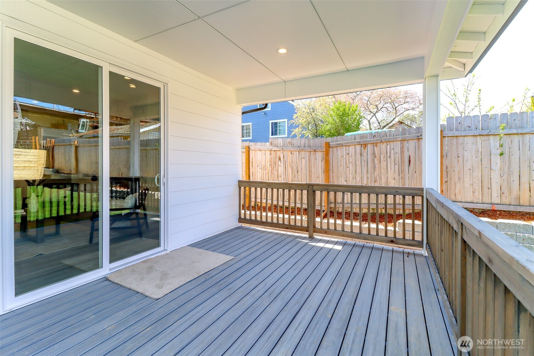 124 South 108th Place Seattle, WA 98168 - Photo 34 of 38 a view of a balcony with wooden floor