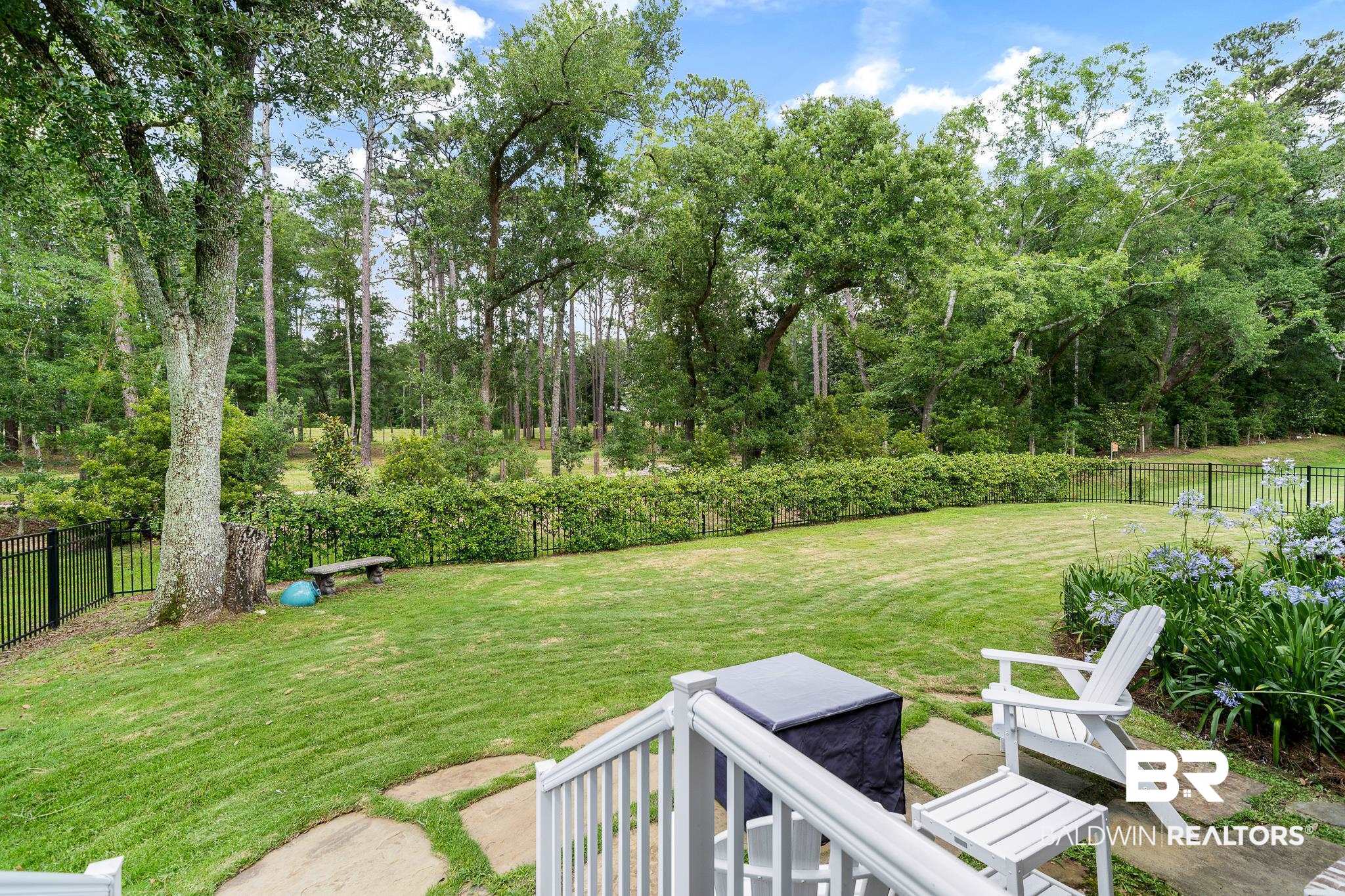 471 Colony Drive Fairhope, AL 36532 - Photo 32 of 39 Back Yard View from Porch