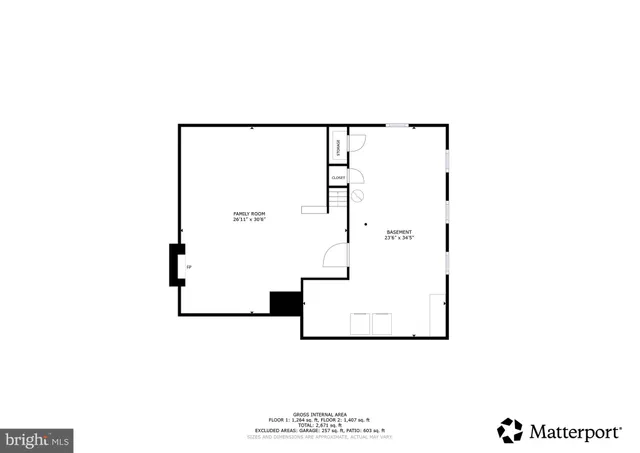 a picture of a floor plan