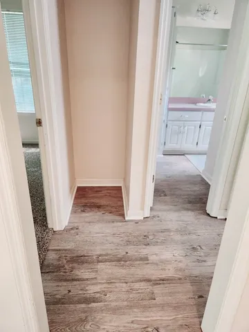 a view of front door