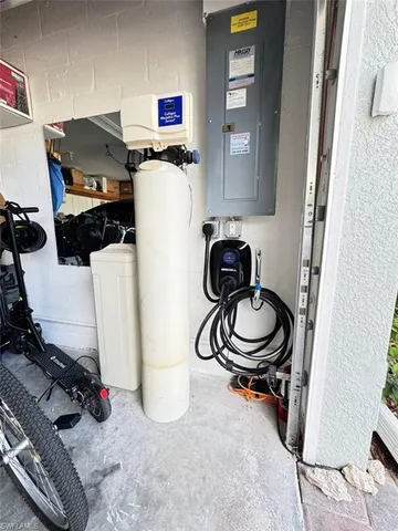 a room with storage and utility