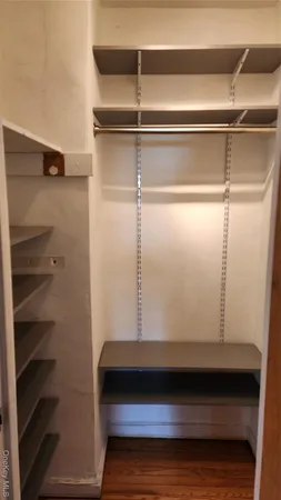 a view of walk in closet