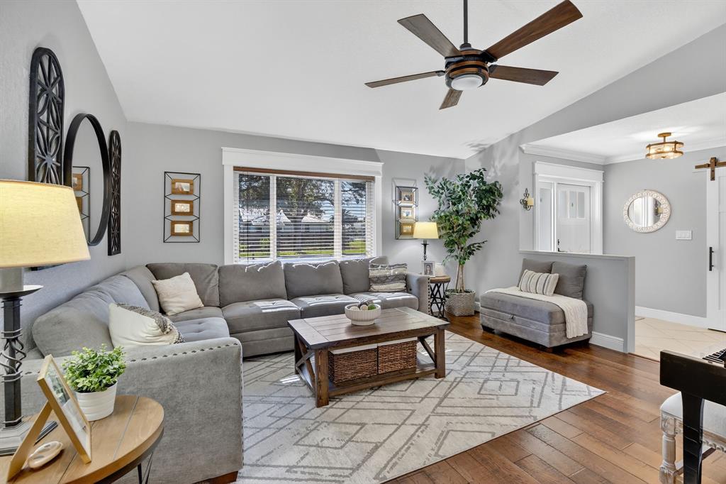 11611 Southwest 52nd Street Cooper City, FL 33330 - Photo 8 of 45 a living room with furniture and wooden floor