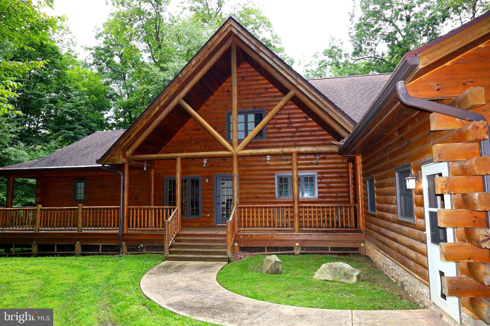 Charming log cabin nestled in nature.