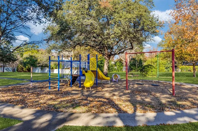 a view of outdoor space with garden