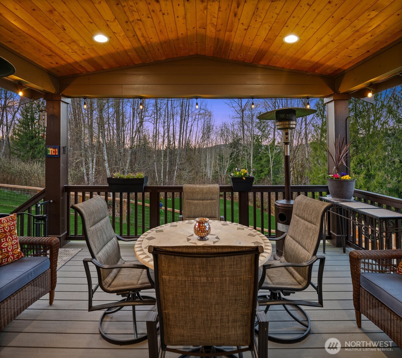 20927 60th Street Southeast Snohomish, WA 98290 - Photo 30 of 40 a outdoor view with a sitting space and large windows