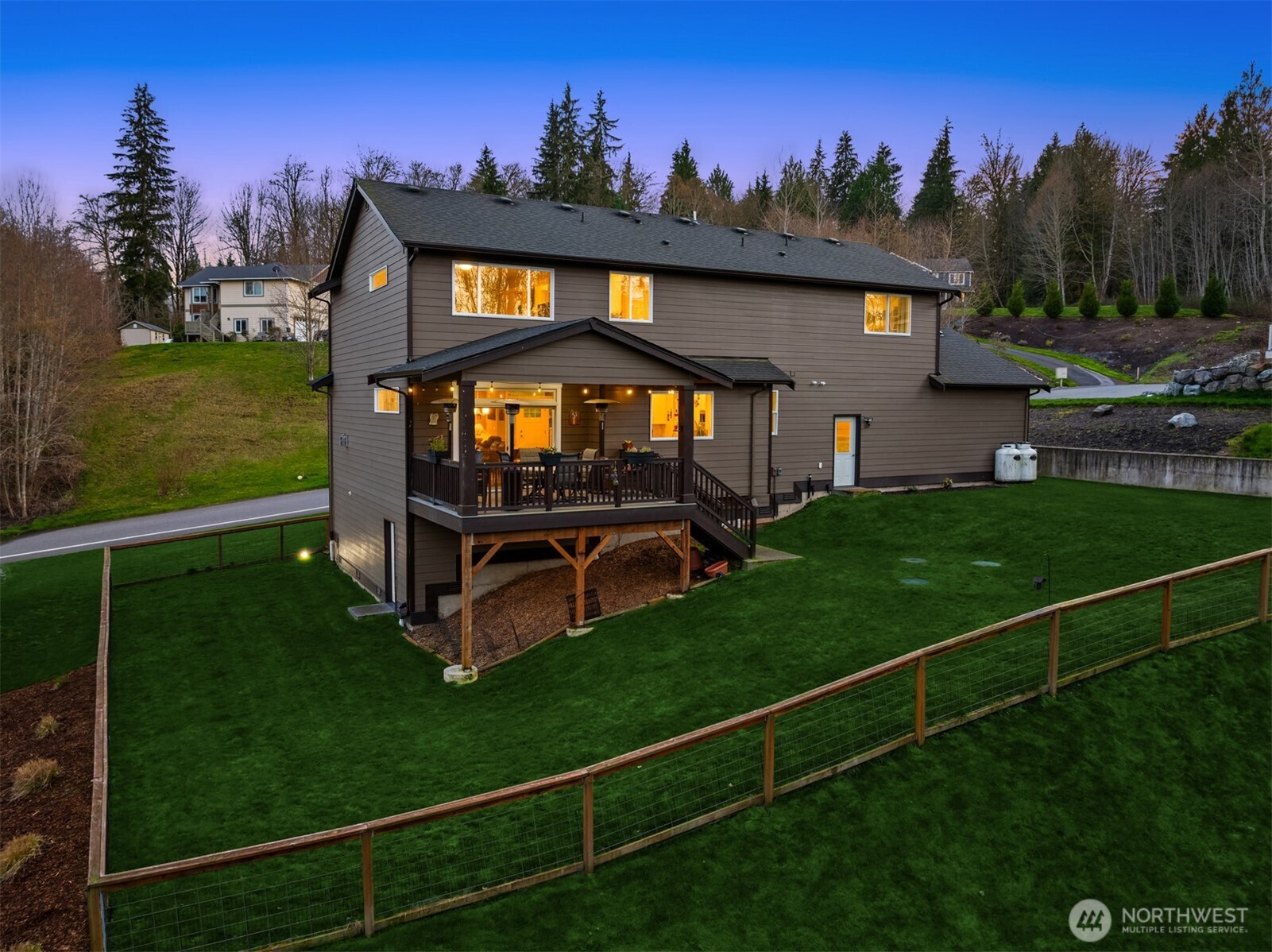20927 60th Street Southeast Snohomish, WA 98290 - Photo 33 of 40 a view of a house with a big yard next to a yard