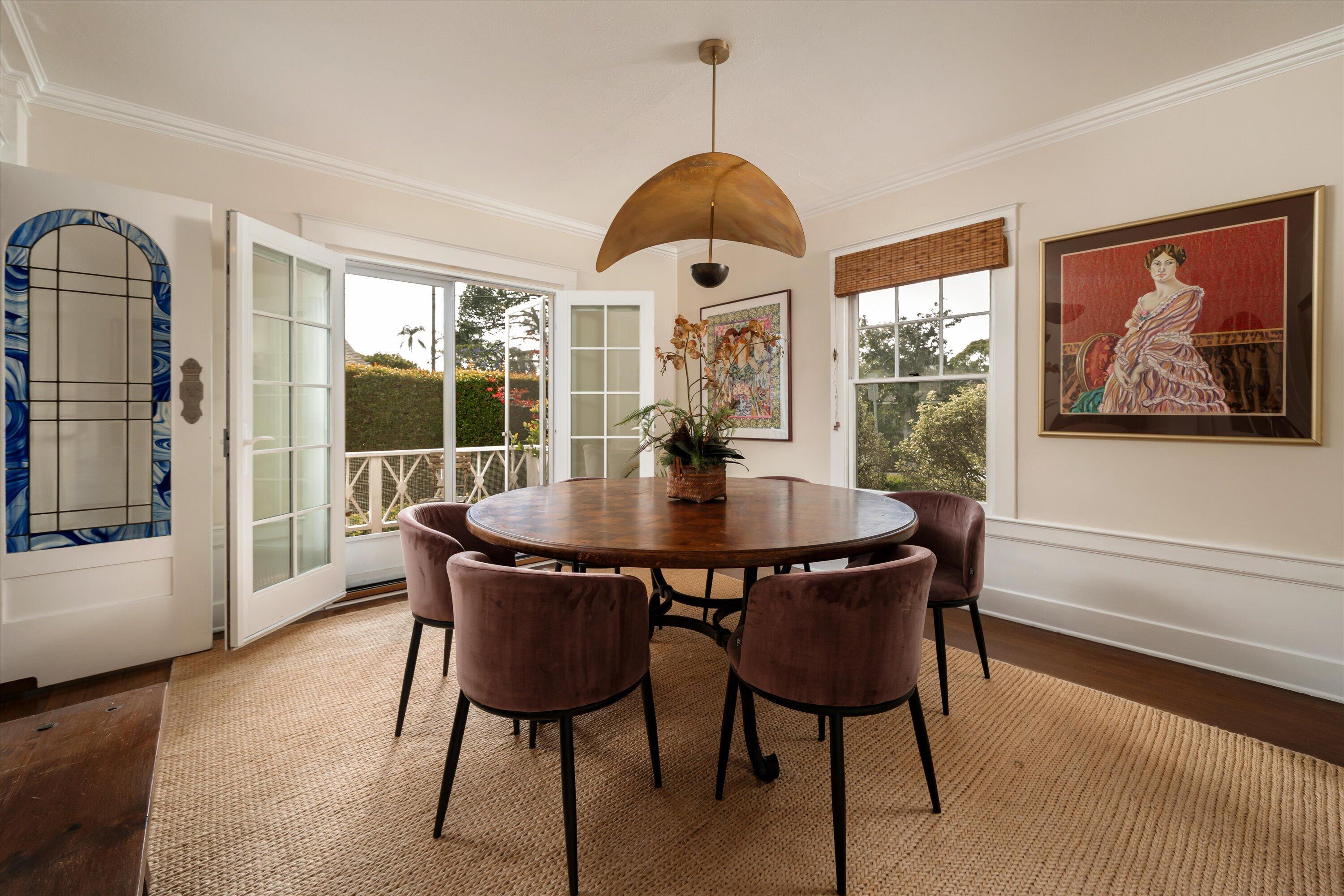 22 East Islay Street Santa Barbara, CA 93101 - Photo 6 of 26 a dining room with furniture and window