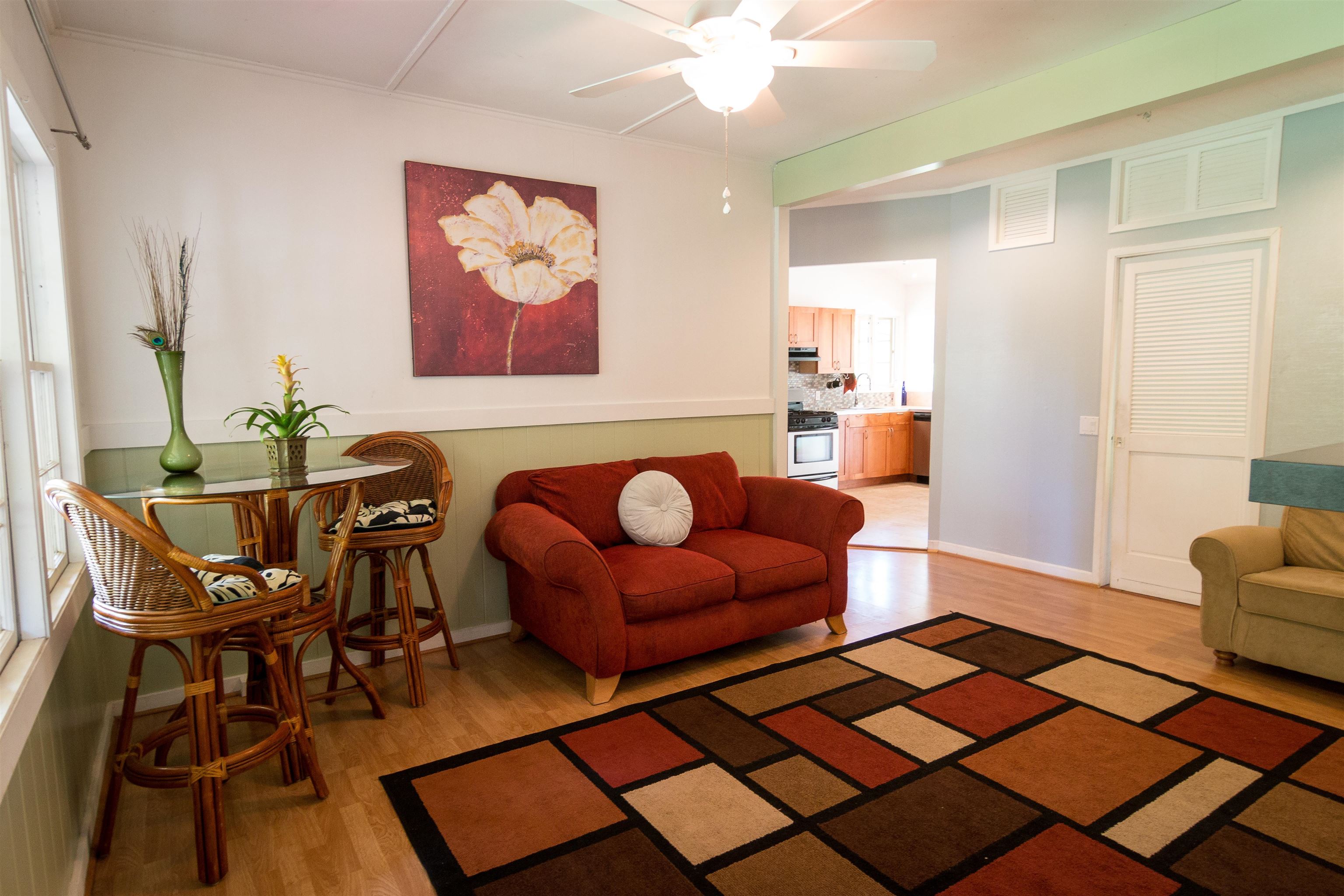 3245 Luahine Place Haiku, HI 96708 - Photo 5 of 10 a living room with a couch and a coffee table