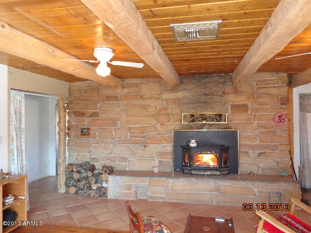 313 Zachariae Ranch Road Young, AZ 85554 - Photo 4 of 16 Fireplace