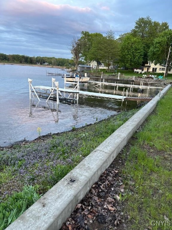 62 Kiblin Shores Road Sandy Creek, NY 13142 - Photo 8 of 20 The dock and hoist are in