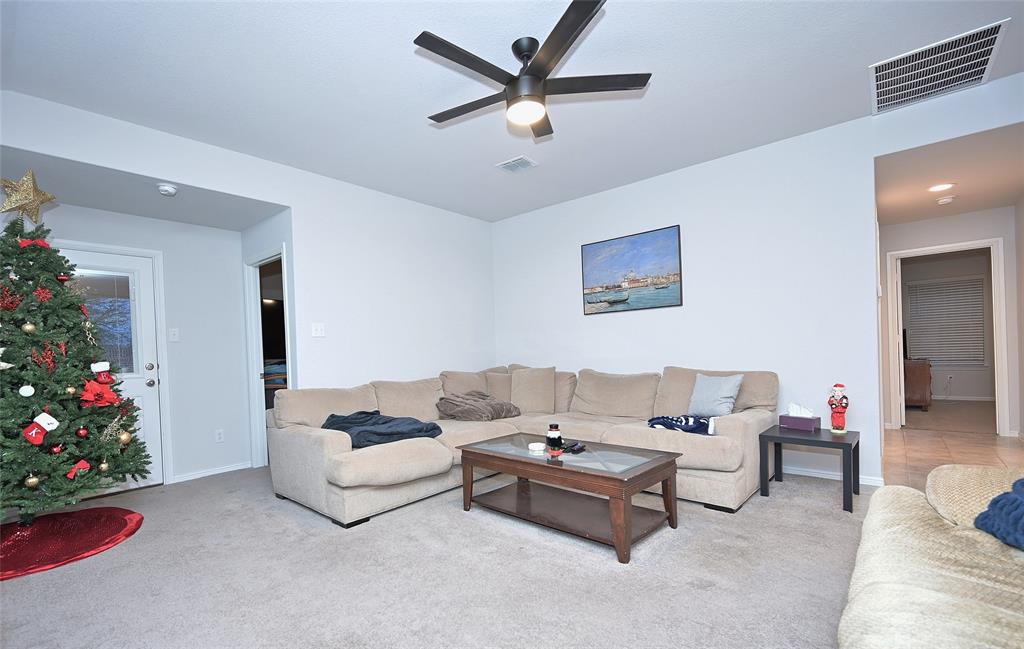 3713 Ridgeway Lane Argyle, TX 76226 - Photo 14 of 40 a living room with furniture and flowers