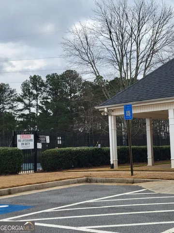 a view of a building ground street