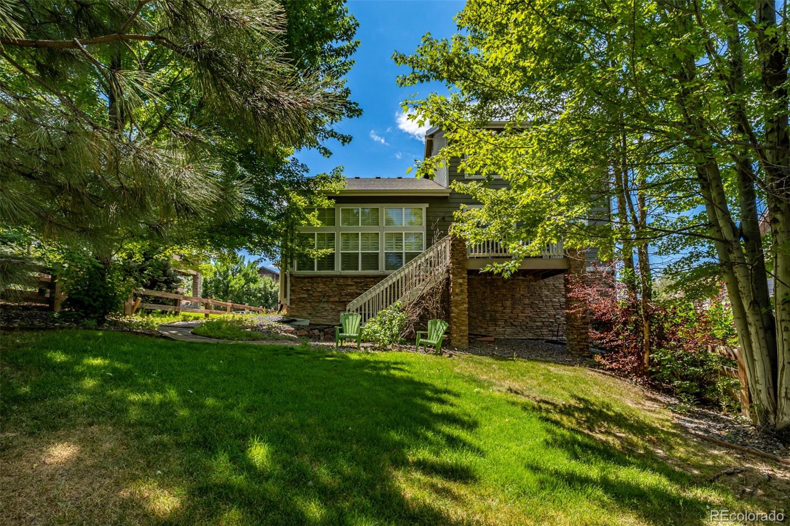 24248 East Roxbury Circle Aurora, CO 80016 - Photo 25 of 42 a view of a chair and table in backyard of the house