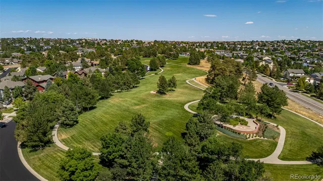 a view of a lake with a city