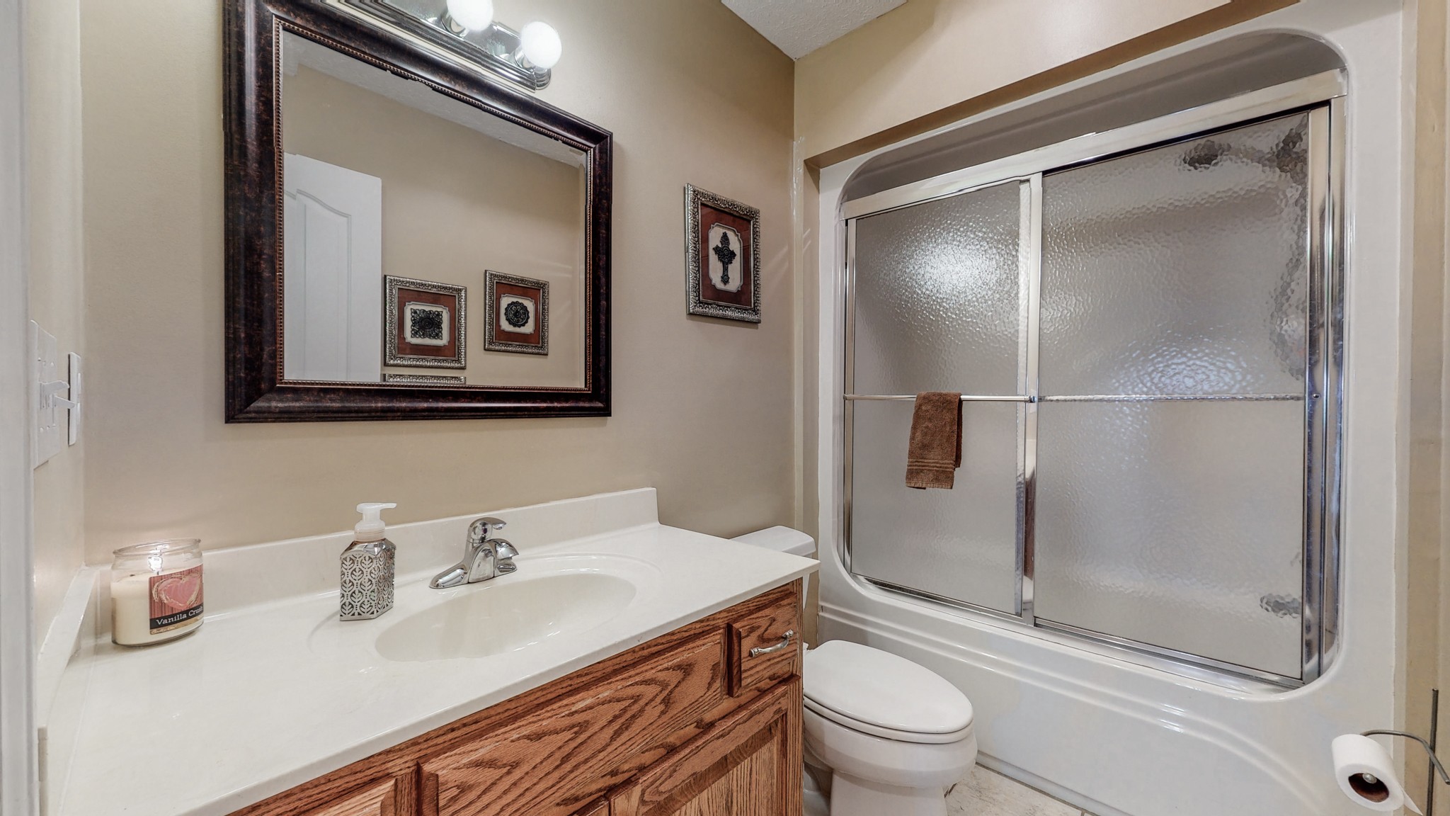 3608 Gnat Hill Road Manchester, TN 37355 - Photo 13 of 23 a bathroom with a sink toilet and shower