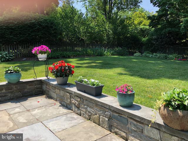 4716 Merivale Road Chevy Chase, MD 20815 - Photo 22 of 48 a bunch of flowers are in a yard