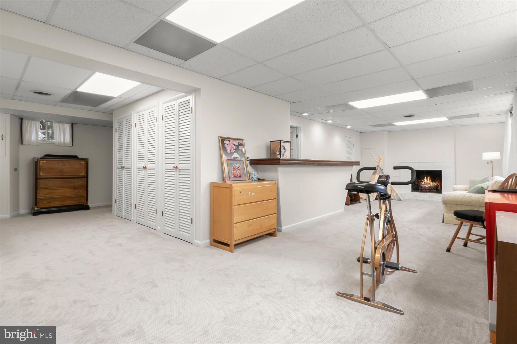 4716 Merivale Road Chevy Chase, MD 20815 - Photo 35 of 48 a view of a room with gym equipment